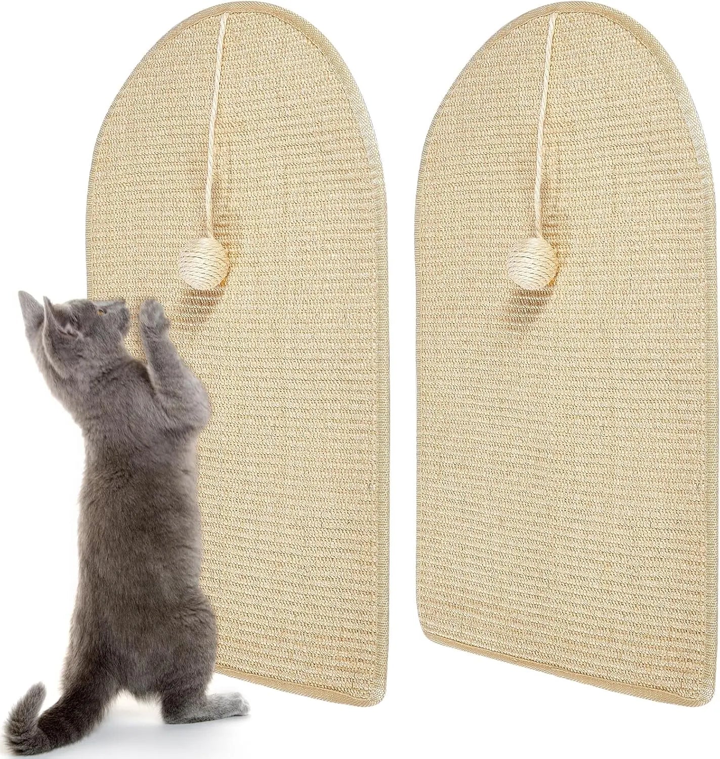 Sisal Cat Scratching Pads, Cat Scratcher Mats, Wall Cat Scratch Board, Wear-Resistant Scratching Mat Carpet, Anti cat Scratch Wall Sofa Protector PIUPAW