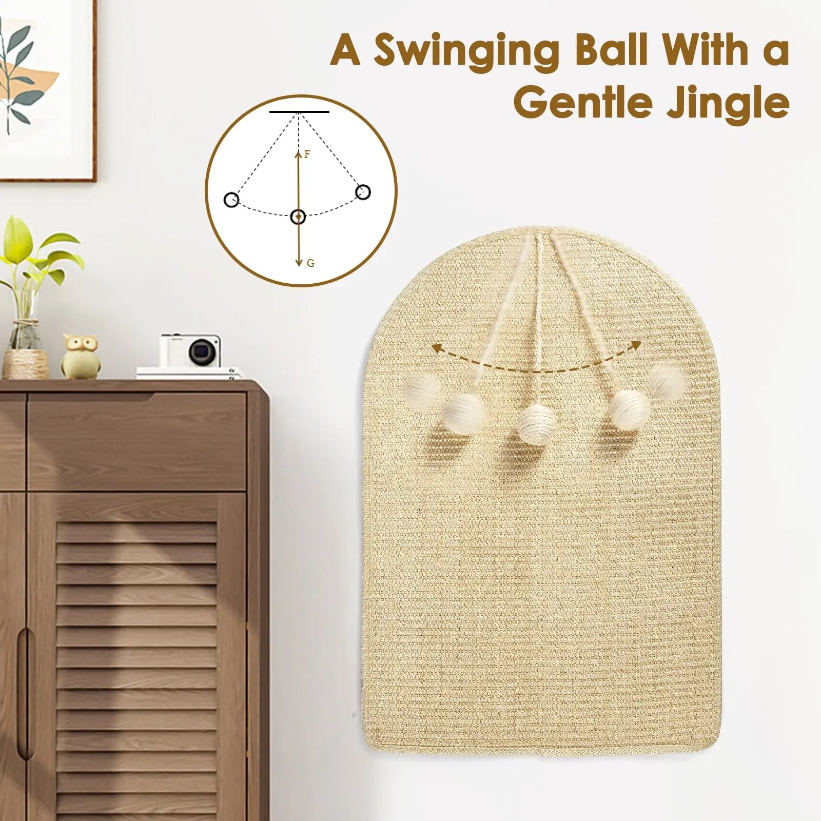 Sisal Cat Scratching Pads, Cat Scratcher Mats, Wall Cat Scratch Board, Wear-Resistant Scratching Mat Carpet, Anti cat Scratch Wall Sofa Protector PIUPAW