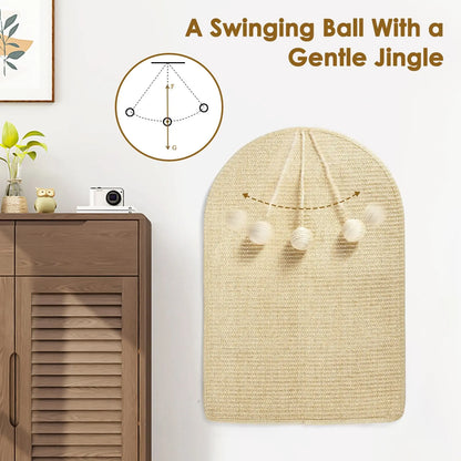 Sisal Cat Scratching Pads, Cat Scratcher Mats, Wall Cat Scratch Board, Wear-Resistant Scratching Mat Carpet, Anti cat Scratch Wall Sofa Protector PIUPAW