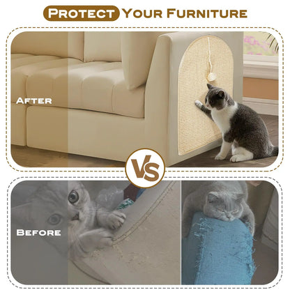 Sisal Cat Scratching Pads, Cat Scratcher Mats, Wall Cat Scratch Board, Wear-Resistant Scratching Mat Carpet, Anti cat Scratch Wall Sofa Protector PIUPAW